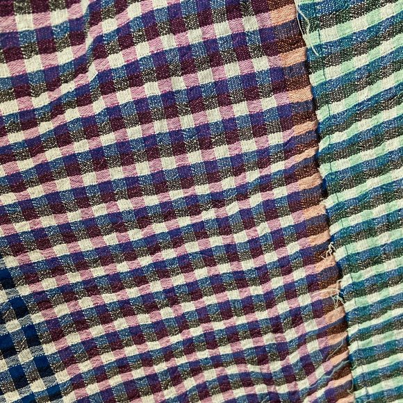 NWT Anthropologie Maeve Waverly One Shoulder Summer Gingham Dress Size 10 - Picture 6 of 6